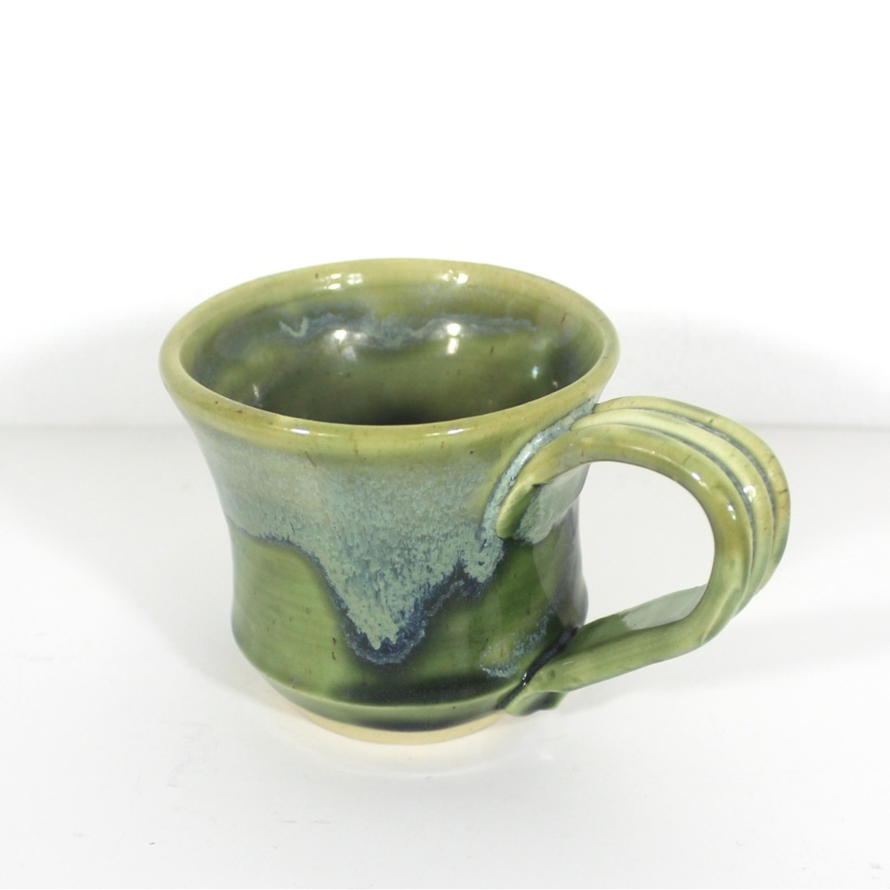 Vintage Signed Studio Pottery Coffee Mug, Artisan, One of a Kind, Handmade